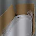 MOPALL Small Bathroom Trash Cans with Lids,Motion Sensor Bathroom Trash Can,Narrow Waterproof Plastic 3.5 Gallon Automatic Adsorption Touchless Garbage Can,White