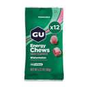GU Energy Chews, Watermelon Energy Gummies with Electrolytes, Vegan, Gluten-Free, Kosher, Caffeine-Free, and Dairy-Free On-The-Go Energy for Any Workout, 12 Bags (24 Servings Total) (EXP 10/15/27)