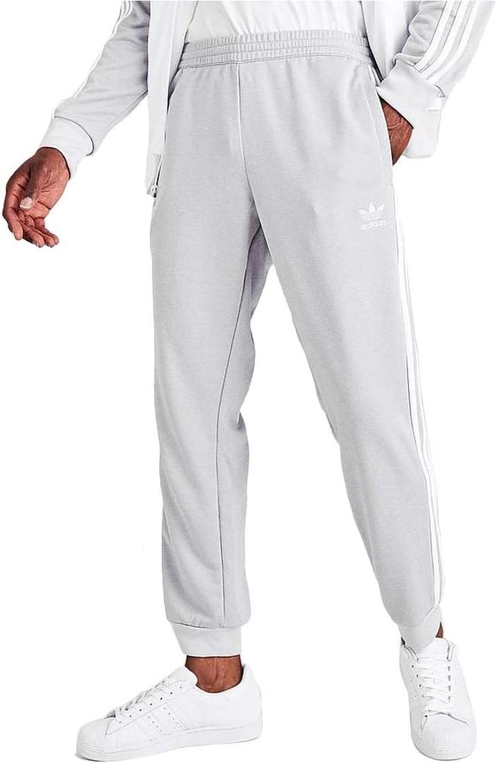 Adidas Men's Originals SST Track Jogger Pants Grey Heather, M
