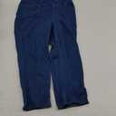 IUGA Jeggings for Women Pull On Capri Jeans Stretchy Jean Capris High Waisted Denim Capri Leggings Casual Pants with Pockets, Extra Large, Stormy Blue 