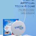 Snap On Veneers Teeth for Men and Women - Moldable False Teeth and Dentures Replacement Kit for Missing Teeth, with Teeth Grinding Guard, Best Whitening Strips and Fake Braces for Bad Teeth