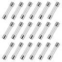 BOJACK 6x30mm 2 A 2 amp 250 V 0.24x1.18 Inch Volt F2AL250V Fast-Blow Glass Fuses(Pack of 18)