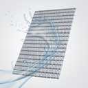 Bath Tub Shower Mat, Cuttable Non Slip 36 x 24 Inch Bathtub Mat with Drain Holes for Indoor Outdoor Shower Quick Drying Keep Clear