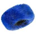 Faux Fur Headband for Women Elastic Fuzzy Thick Earmuffs Winter Headwrap Ear Muffs Furry Ear Warmers Cold Weather (Apricot)