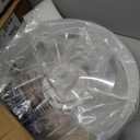 PUSU 19.7" Low Profile LED Ceiling Fans with Light, Reversible Flush Mount with Remote and 6 Winds Speeds Fan Lighting, 3 Colors Dimmable for Bedroom, Living Room, Kids, Dinning Room, Kitchen (White)