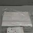 DEZ FURNISHINGS Cordless 2" Smooth Faux Wood Sidelight Single Blind, 10" W x 72" H, Smooth White