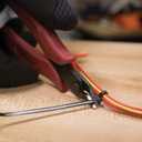 2 x Klein Tools D275-5 Diagonal Flush Cutters, Made in USA, Micro Wire & Compact Zip Tie Cutter, Ultra-Slim Precision Flush Cutter for Work in Confined Areas, 5-Inch