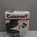 Cuisinart Waffle Maker, 1250W Round Classic Waffle Iron, 5-Setting Adjustable Browning Control, WMR-CANAS, Brushed Stainless