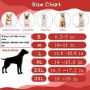 Dog Christmas Outfit Red Festive Holiday Pet Costume Clothes Accessory Light Up Bandana (X-Large)