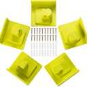 5 Pack Tool Holder Compatible with Ryobi 18V Power Tool Wall Mount Portable Holder Mount Hanger Storage Organizer with Screws Easy Installation for Workshop Garage