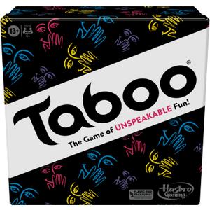 Hasbro Gaming Taboo Classic Game, Party Word Guessing Game for Adults and Teens, Board Game for 4+ Players Ages 13 and Up