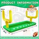 2 Pack Inflatable Football Field Cooler Football Party Drink Cooler Football Party Decor Inflatable Ice Serving Bar for Sports Party Supplies Drink Beer Food, 28 x 53 in