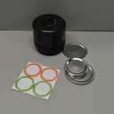 M11 Electric Mason Jar Vacuum Sealer Kit - with Wide and Regular Mouth Mason Lids, Jar Vacuum Sealer for Canning Jars, Vacuum Sealing Machine for Food Storage Black