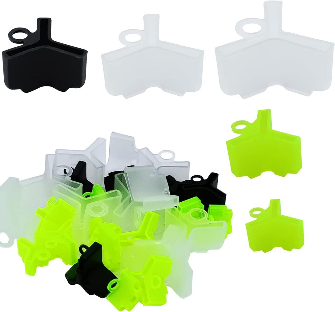 250 Pcs Fishing Hook Bonnets Fishing Treble Hooks Protector Fishing Hook Safety Cover Treble Hook Safety Holder Covers Fishing Treble Hook Cover Hook Safety(1-5 Sizes,White Black Green)