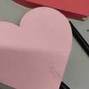 Spiareal 3 Pcs Valentines Day Heart Wooden Sign on Stand Heart Shape Tall Standing Table Signs Love Farmhouse Decorations for Valentines Day Table Party Centerpiece (Red White Pink,Fresh)