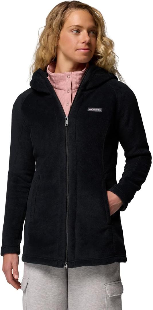 Columbia Women's Benton Spring II Long Hoodie (Large, Black)