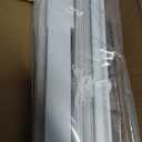LazBlinds No Tools No Drill 1" Vinyl Mini Blinds, Cordless Blinds for Windows, Light Filtering Horizontal Window Blinds & Shades, 32" W x 36" H, White