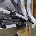 Mongoose Status Mountain Bike, 26 Inch Bike for Men and Women, 21 Speed, Aluminum Suspension Frame, Steel Rear Triangle, Suspension Fork, Knobby Mountain Tires, Mechanical Disc Brakes, Adult Bicycle (Slate Blue)