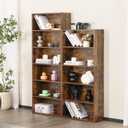 Sweetcrispy Tall Bookshelf, Book Shelf, Storage Organizer Book Shelf