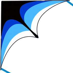 Mint's Colorful Life Delta Kite for Kids & Adults, Extremely Easy to Fly Kite for Beach Trip, Best Kites for Beginners, 300ft String Handle Included, 60"