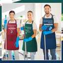 12 Pcs Housekeeping Appreciation Gifts Cleaning Apron for Housekeeping Week Cleaning Apron Bulk with Pocket Housekeeper Team Uniform Accessory for Hotel Service Staff Coworker Hospital Thank You Gift