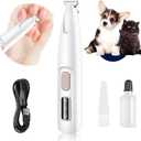 Dog Paw Trimmer,Furry Basics Pet Hair Trimmer,Saffory Dog Paw Trimmer with LED Light,Low Noise USB Rechargeable,Waterproof Pet Hair Shaver for Dogs and Cats (White)