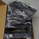 AJOVW 4-Pack 4x4 Post Base Cover (4“ Post x 6.5” Base) - Aluminum Split Deck Post Cover, Weatherproof Protective Cap for Bottom of Deck, Balcony, Railing, Stair, and Porch Posts (Black)