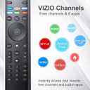 for Vizio Smart tv Remote Replacement,Compatible with vizio TV D-Series,M-Series,V-Series,UHD LED LCD Smart TV