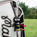 Golf Tee Holder, Ninja Portable Funny Golf Tees Holder Keychain Golf Gift Golf Accessories for Men & Women