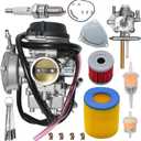 Lanigram LTZ400 Carburetor Fits for Suzuki Quadsport LT-Z 400 2003-2007 2003 2004 2005 2006 2007 ATV Quad Carb With Air Filter and Fuel Valve