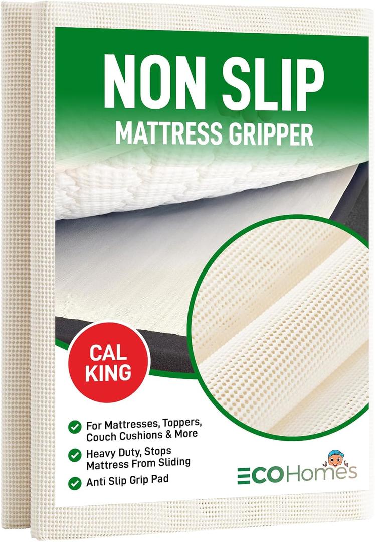 ECOHomes Non Slip Mattress Gripper Pad Stop Mattress, Keep Topper from Sliding - Anti Slip Grip Pads Holder Stop Couch Cushion, Sofa Cushions, Patio & Furniture to Prevent Sliding (Cal King)