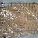 Sink Grid 18" X 12-1/2", Sink Protectors for Kitchen Sink Stainless Steel, Sink Rack for Bottom Centered Drain for Single Bowl Sinks Accessories, Includes 16 Rubber Pads and 20 Rdge Protectors