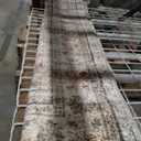 Area Rug 6'x9' Washable Vintage Traditional Floor Cover Thin Retro Kitchen Indoor Distressed Non Slip Carpet for Living Room Bedroom Dining Room