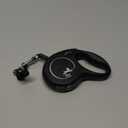 FLEXI New Classic Small Tape Retractable Dog Leash for Small Dogs Upto 26 lbs. – 10 ft., Black | Tangle Free Pet Walking Leash with One-Handed Brake, Pause, Lock|German Quality Product