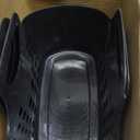 Nuogo 10 Pack Black Basket with Handles Plastic Oval Carry Totes with Handles Caddy Multipurpose Organizer Reusable for Bathroom Dorm Communal Showers Kitchen School, 10.6" x 6" x 10"