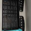 Fitvids Step Aerobic Platform, Exercise Step with levels Adjustable Height, Stackable Risers, Fitness Training Workout Stepper for Home Gym, Cardio Strength (Green Jasper)