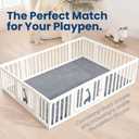 Baby Play Mat for Floor,Extra Large 79"×118" Tummy Time Mat,Thicker Memory Foam Mats for Toddler,Infant,Kids,Water Repellent Ultra Soft Coral Velvet,Non-Slip Backing Safe for Crawling(Dark Grey)