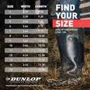 DUNLOP Protective Footwear, Chesapeake Steel Toe, 100% Waterproof, Lightweight, Industrial and Construction PVC Boots, Slip Resistant, 8677677.09, Size 13 US 11 Black