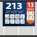 2 Pack 213 Replacement Air Filter, MERV 13,Actual Size: 20.47"x25.6"x3.94", Nominal Size: 20''x25''x4'', HVAC Furnace Filter, Compatible with AprilAire Models 1210, 1620, 2210, 2216, 3210, 4200