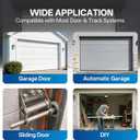 Terpheety Nylon Garage Door Rollers 10 Pack - 2" Quiet Garage Door Wheels Replacement with 6200-zz Bearings, Quiet & Smooth Operation, Garage Door Roller Parts for Standard Residential Garage Doors