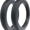 Fat Bike Tire 20"x4" 26"x4" E-Bike Tire Compatible Replacement Bicycle Tire for Mountain Snow and Beach Bike (Black (2 Pack))