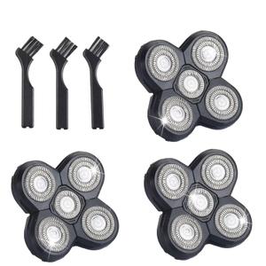 3 Pack Shaver Replacement Blades for Fre*bi*d Bald Men Head Shaver Kit, 5 Blades Head Shaver Replacement Heads,Head and Face Electric Razor Shaver Heads