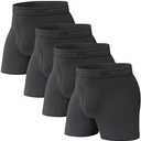 Pair of Thieves 4 Pack Mens Boxer Briefs - Soft, Stretchy, Moisture-Wicking Underwear for Men - All-Day Comfort and Support, X-Large