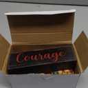 5 Pcs St Patricks Day Table Decoration Wooden Stacked Block Decor Rustic Irish Tiered Tray Sign with Gnome & Truck, "lucky Kiss Me I'm Irish" Table Centerpiece for Home Kitchen Shelf Mantel