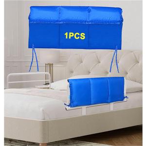 Bed Rail Cushion Pads for Hospital Bed Rails Cover Padding Bed Barrier for Adults Medical Foam Bumper Pads Rail Protector Safety Guard for Elderly Adults Bed Side Rails Padding Cover - 2 PCS, 115inch x 60 inch