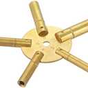 Brass Blessing Clock Winding Key - 5024