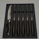 Kitchen Knife Set with Block 18-Piece, Super Sharp High Carbon Stainless Steel Chef Knife Set, Professional Cutlery Knife Set with Sharpener