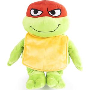 Jay Franco Weighted Nickelodeon Teenage Mutant Ninja Turtles Raphael Plush Pillow Buddy - Super Soft Turtle Tots Character Pillow - Polyester Microfiber, 17 Inches, 2.5lbs