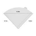 BCnmviku Coffee Filters Paper Cone Filters Basics Basket Disposable Natural Paper Filters Cone For Pour Over and Drip Coffee Maker (White 100 count -S)