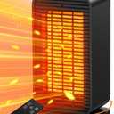 HETRAROOT Space Heaters for Indoor Use, 2 Modes & 2 Heat Levels,
